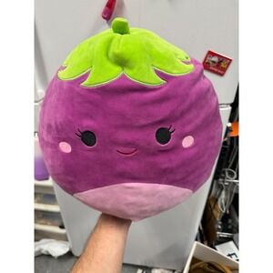 Squishmallows Glena The Eggplant Plush‎ 12 Inch Stuffed Animal Toy Cute